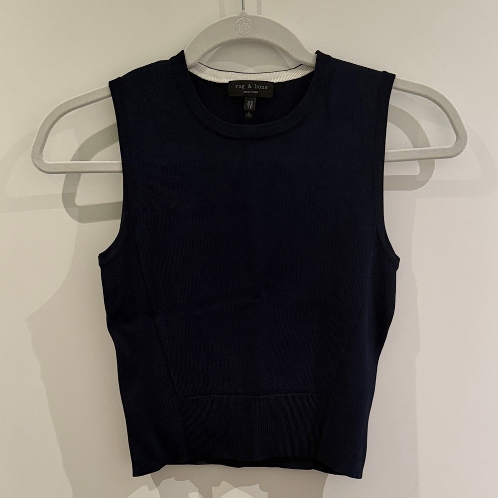 Rag & Bone Dark Blue Tank Top